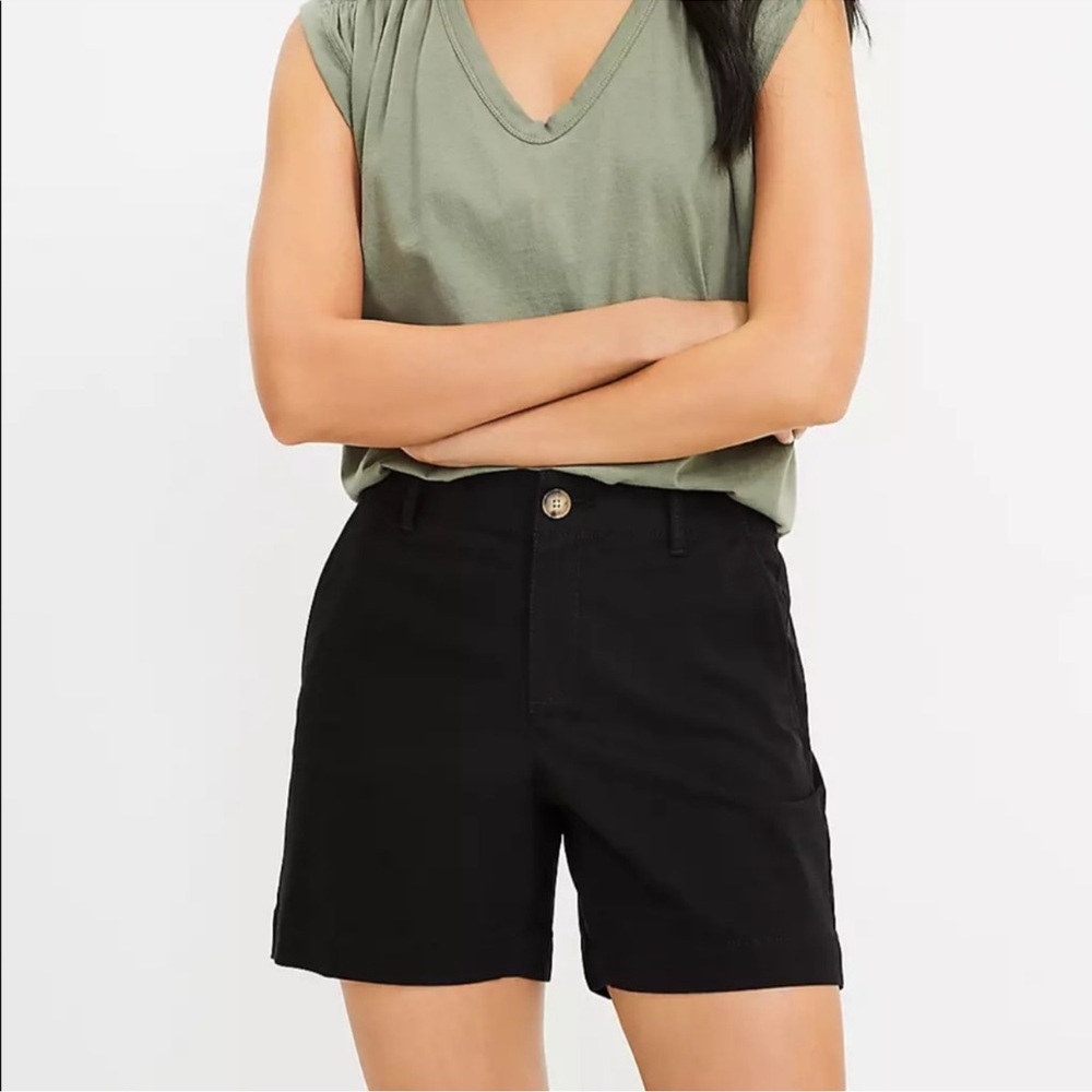 Loft 6” Shorts Black Size 0